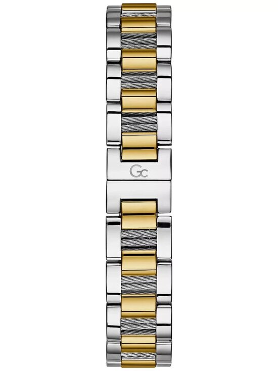 GC Guess Collection Womens Swiss Two Tone Watch Mother of Pearl Dial New